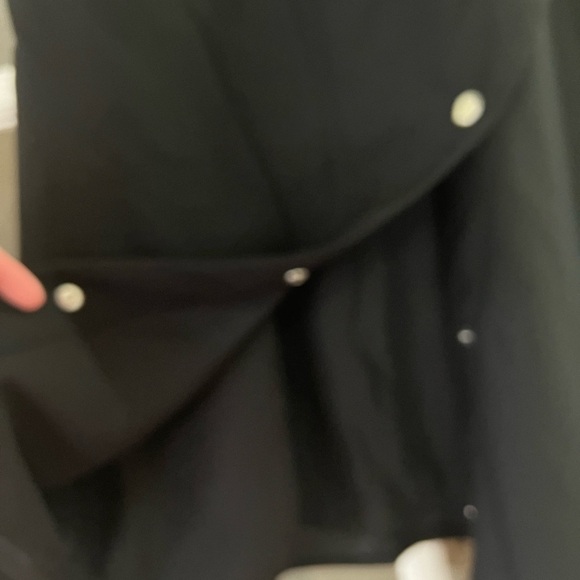 Rebecca Minkoff Black Barbara Button Dress - NWT - Size 00 - Picture 9 of 10